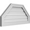 Ekena Millwork Octagonal Top Surface Mount PVC Gable Vent w/ 2"W x 1-1/2"P Brickmould Frame, 28"W x 14"H GVPOT28X1402SF - alternate 4
